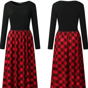 Buffalo Plaid Maxi